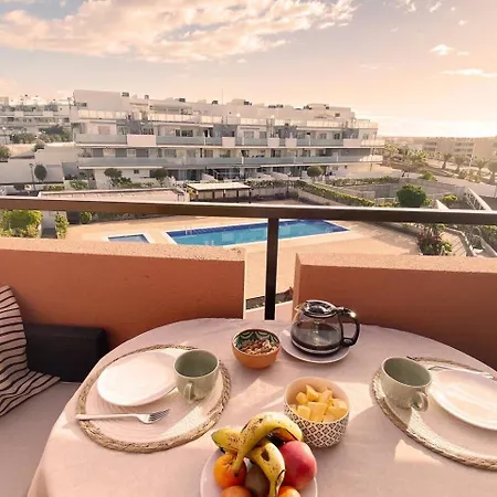 Atico 2 Terrazas, Piscina Y Parking En La Tejita Apartmán Granadilla De Abona